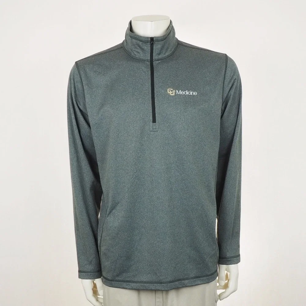 The North Face Tech Pullover Shirt Mens Large Gray Colorado School of Medicine